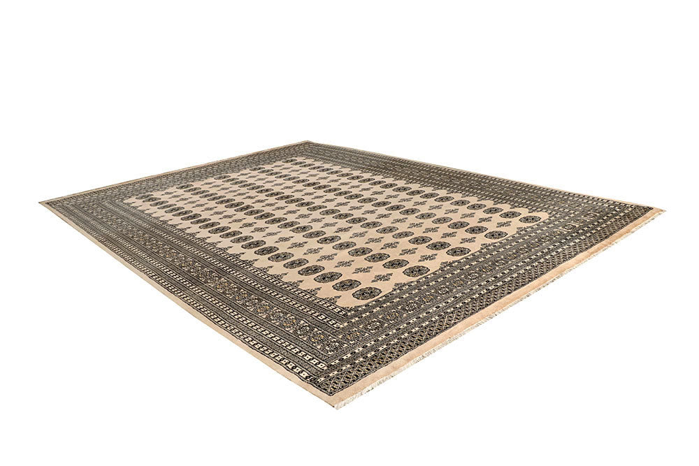 Bisque Bokhara 9' 1 x 12' 2 - No. 59968 - ALRUG Rug Store