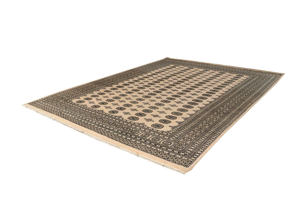 Bisque Bokhara 9' 1 x 12' 2 - No. 59968 - ALRUG Rug Store