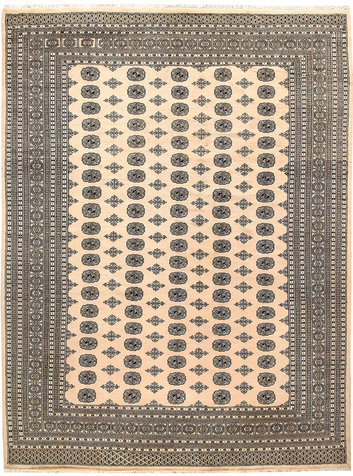 Bisque Bokhara 9' 1 x 12' 2 - No. 59968 - ALRUG Rug Store
