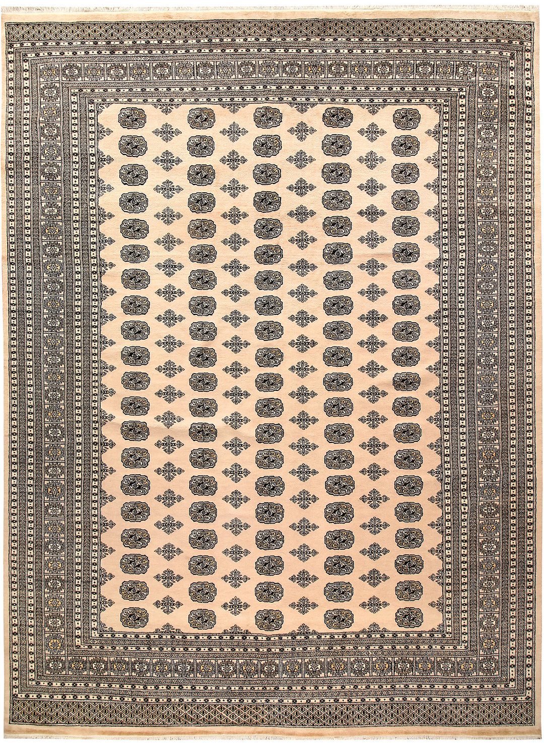 Bisque Bokhara 9' 3 x 12' 7 - No. 59969 - ALRUG Rug Store
