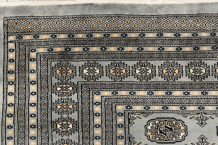 Silver Bokhara 9' 1 x 11' 11 - No. 59975 - ALRUG Rug Store