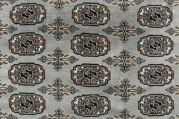 Silver Bokhara 9' 1 x 11' 11 - No. 59975 - ALRUG Rug Store