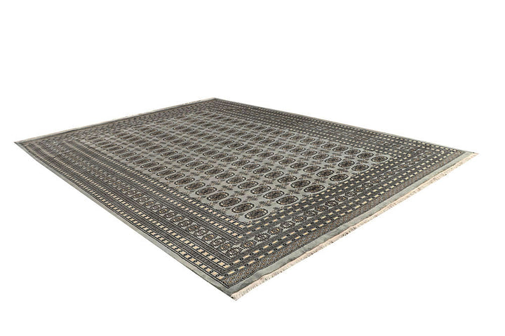 Silver Bokhara 9' 1 x 11' 11 - No. 59975 - ALRUG Rug Store