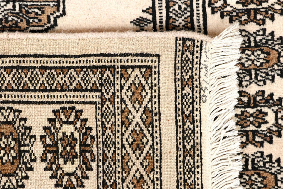 Blanched Almond Bokhara 2'  7" x 14'  4" - No. QA75607