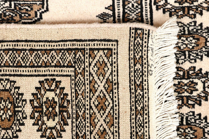 Blanched Almond Bokhara 2'  7" x 14'  4" - No. QA75607