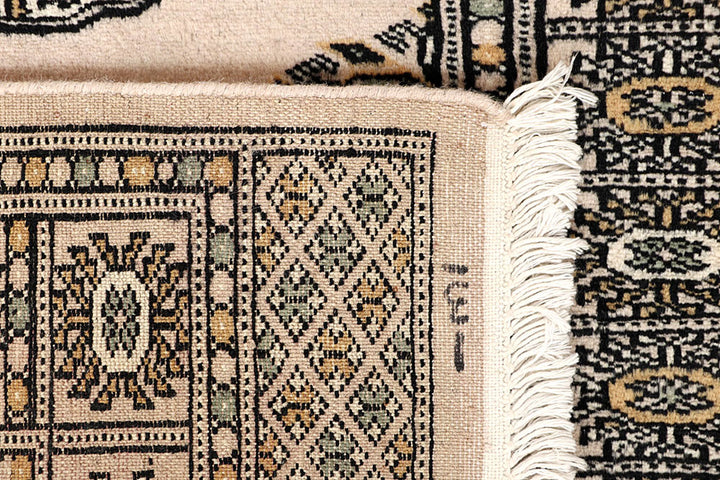 Blanched Almond Bokhara 2' 7 x 13' 3 - No. 59980 - ALRUG Rug Store