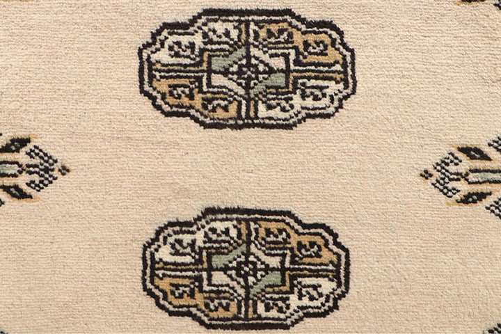 Blanched Almond Bokhara 2'  7" x 14'  3" - No. QA46174