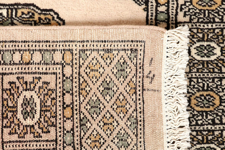 Blanched Almond Bokhara 2' 7 x 14' 3 - No. 59982 - ALRUG Rug Store