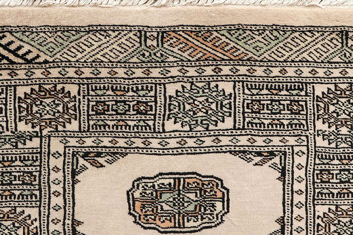 Blanched Almond Bokhara 2' 6 x 13' 7 - No. 59983 - ALRUG Rug Store