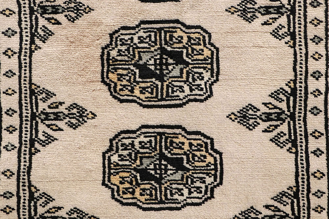 Blanched Almond Bokhara 2'  6" x 14'  1" - No. QA94036