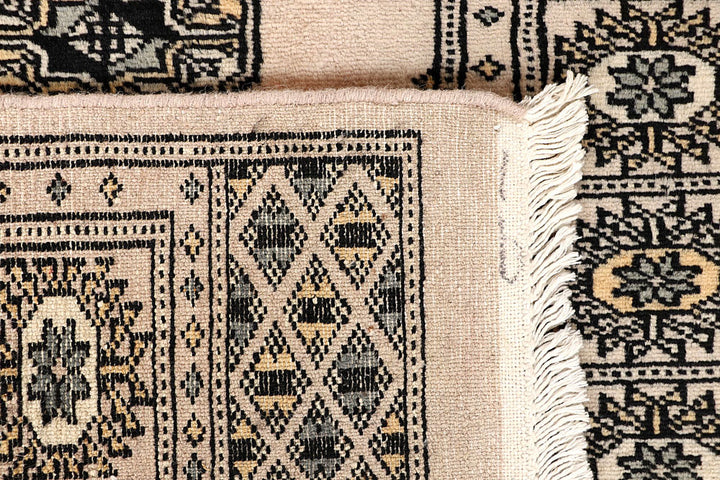 Blanched Almond Bokhara 2' 6 x 14' 1 - No. 59985 - ALRUG Rug Store