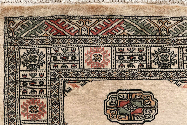 Bisque Bokhara 2' 7 x 12' 10 - No. 59988 - ALRUG Rug Store