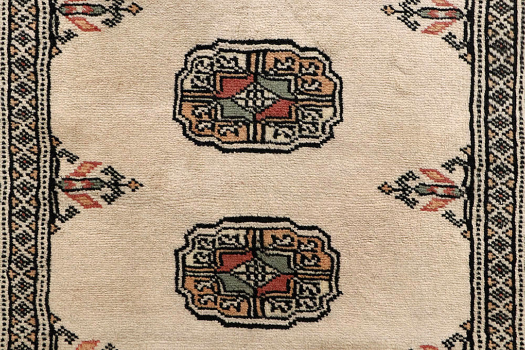 Bisque Bokhara 2'  7" x 12'  10" - No. QA23937