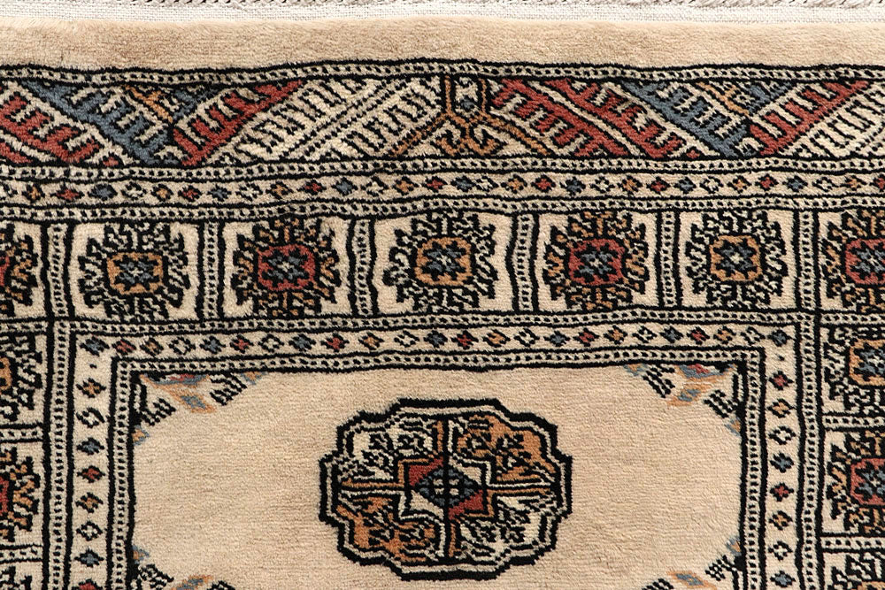 Bisque Bokhara 2' 8 x 13' 11 - No. 59989 - ALRUG Rug Store
