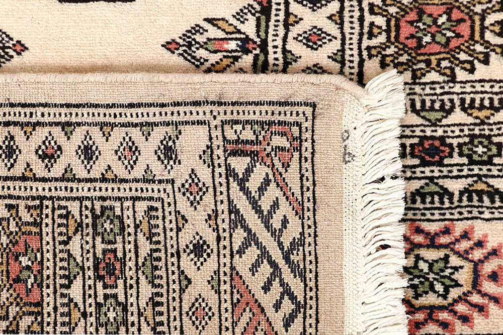 Bisque Bokhara 2' 7 x 14' - No. 59990 - ALRUG Rug Store