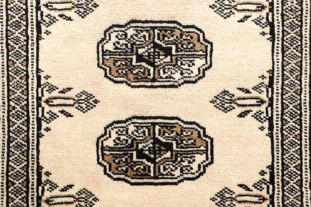Bisque Bokhara 2' 8 x 14' 5 - No. 59991 - ALRUG Rug Store