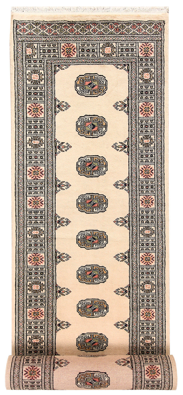 Bisque Bokhara 2' 7 x 14' - No. 59993 - ALRUG Rug Store