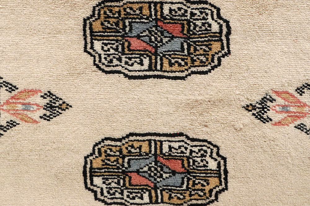 Bisque Bokhara 2' 6 x 12' 9 - No. 59997 - ALRUG Rug Store