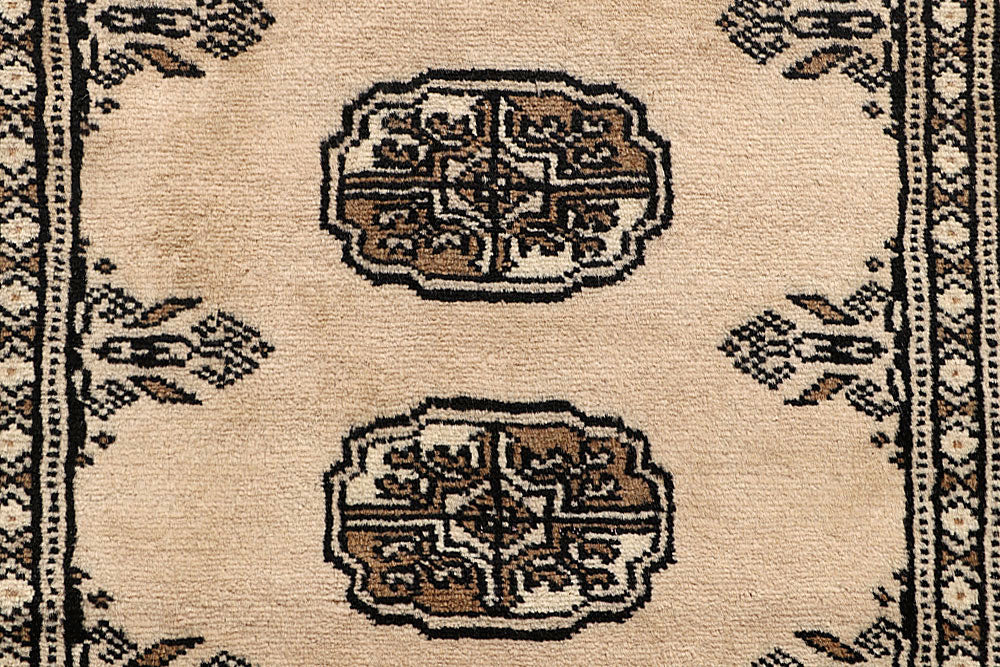 Bisque Bokhara 2' 7 x 14' 2 - No. 60000 - ALRUG Rug Store