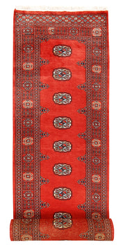 Orange Red Bokhara 2' 7 x 14' 5 - No. 60014 - ALRUG Rug Store