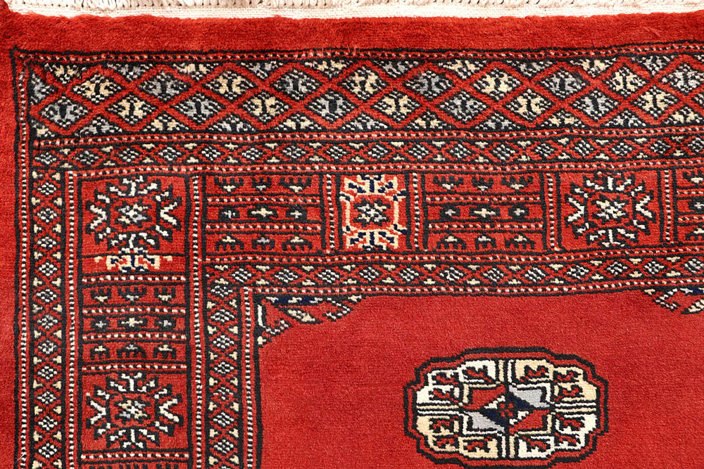 Orange Red Bokhara 2' 7 x 14' 4 - No. 60015 - ALRUG Rug Store