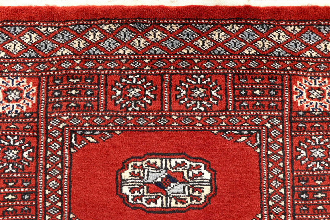Orange Red Bokhara 2'  7" x 14'  1" - No. QA76243