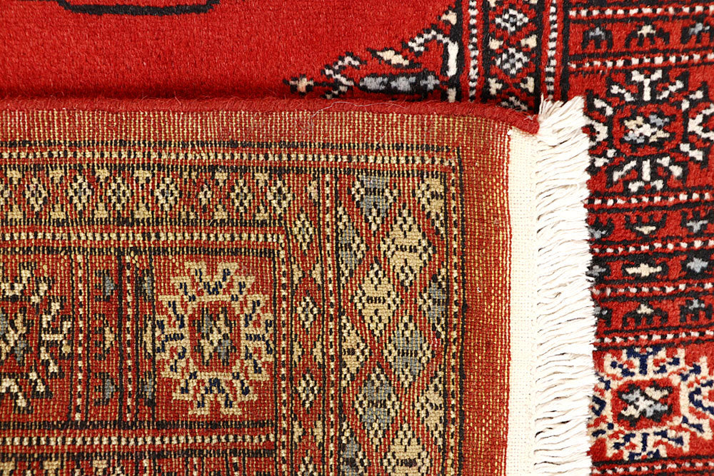 Orange Red Bokhara 2' 7 x 14' 1 - No. 60016 - ALRUG Rug Store
