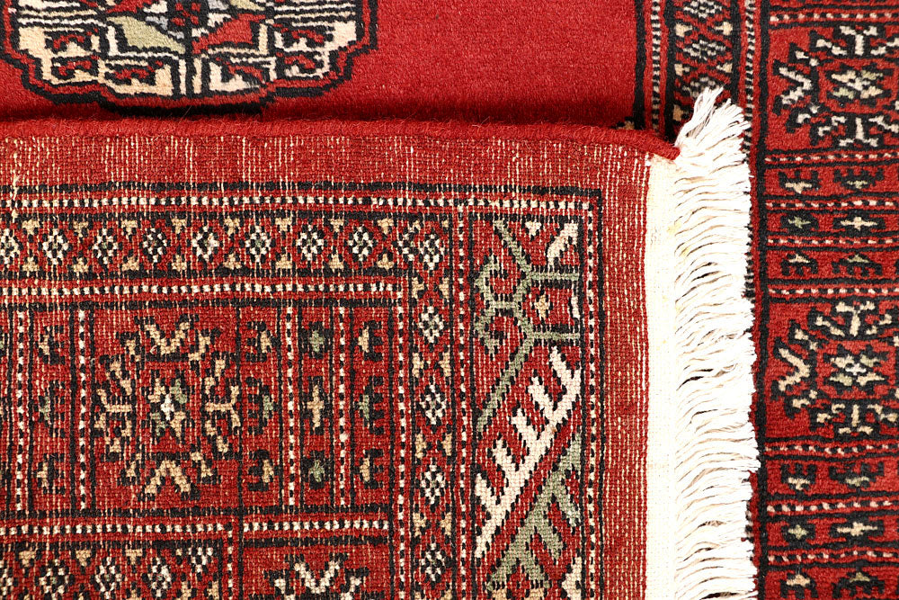 Orange Red Bokhara 2' 7 x 14' 6 - No. 60017 - ALRUG Rug Store