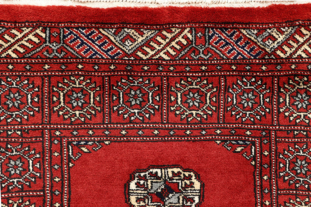 Tomato Bokhara 2' 6 x 14' 5 - No. 60018 - ALRUG Rug Store