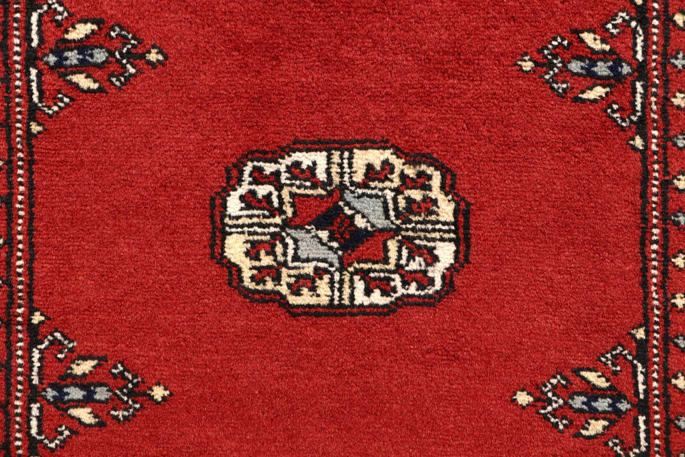 Tomato Bokhara 2' 6 x 14' 5 - No. 60018 - ALRUG Rug Store