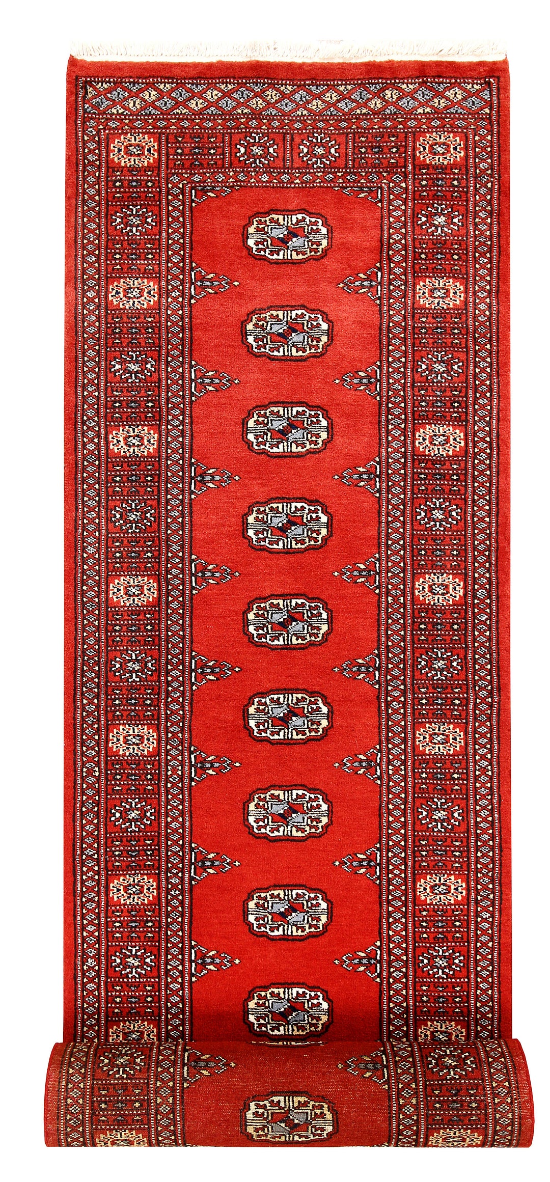 Tomato Bokhara 2' 7 x 14' - No. 60022 - ALRUG Rug Store