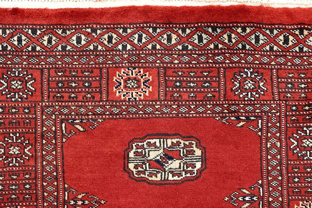 Tomato Bokhara 2' 7 x 14' 1 - No. 60023 - ALRUG Rug Store