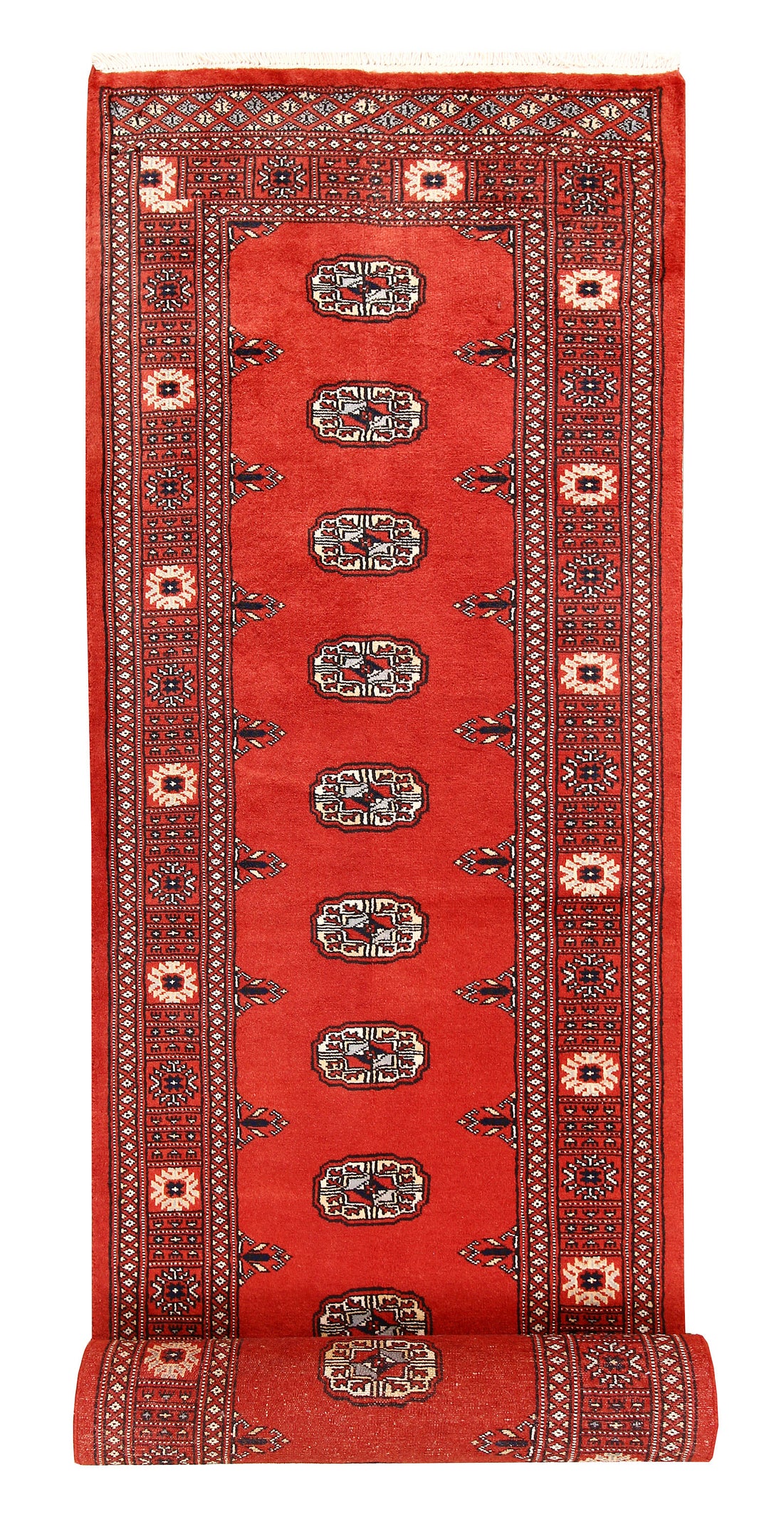 Tomato Bokhara 2' 8 x 13' 11 - No. 60024 - ALRUG Rug Store