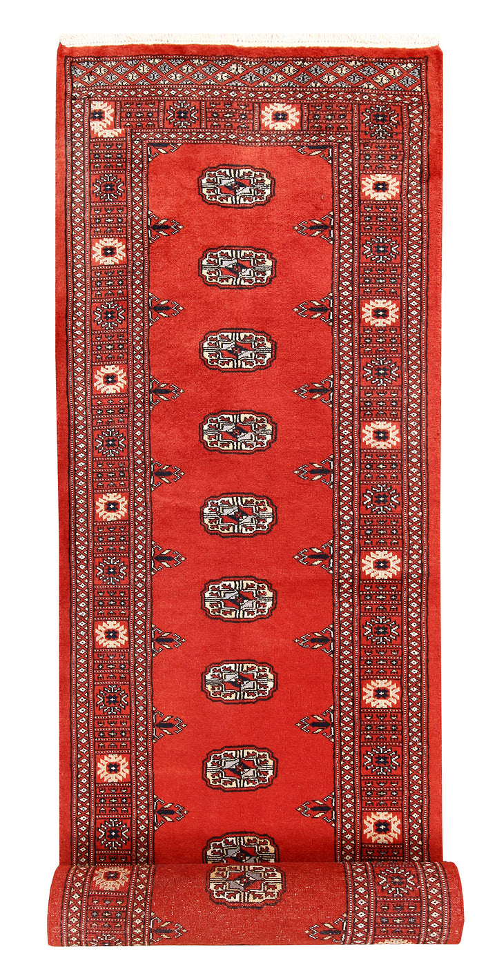 Tomato Bokhara 2' 8 x 13' 11 - No. 60024 - ALRUG Rug Store