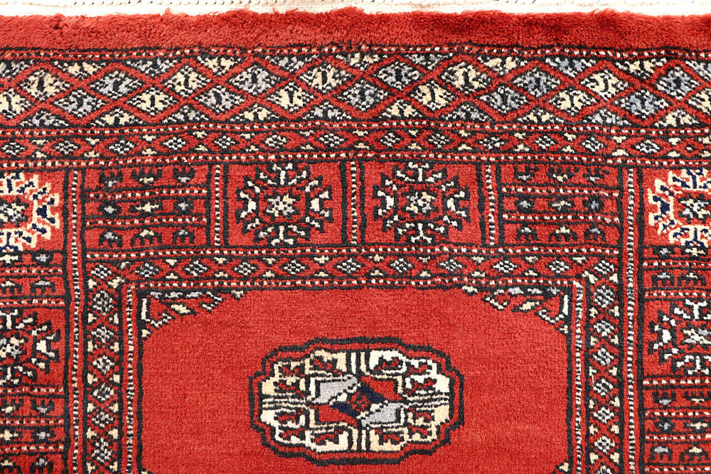 Tomato Bokhara 2' 7 x 14' 2 - No. 60026 - ALRUG Rug Store