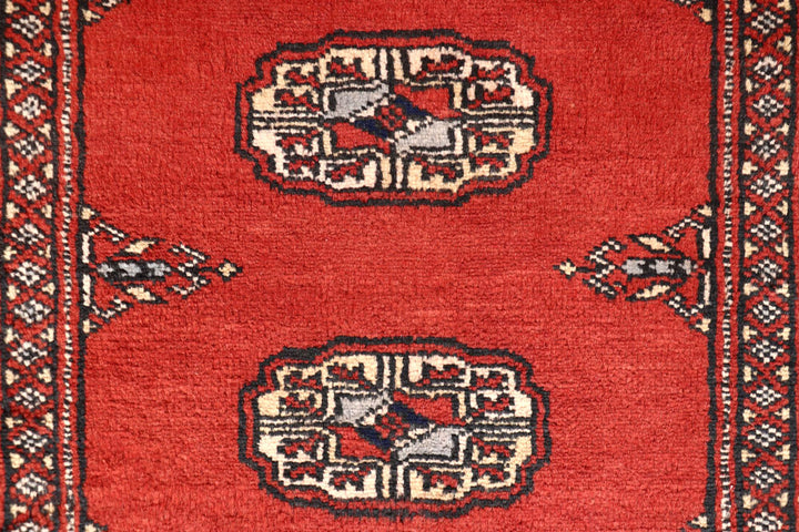 Tomato Bokhara 2' 7 x 14' 2 - No. 60026 - ALRUG Rug Store