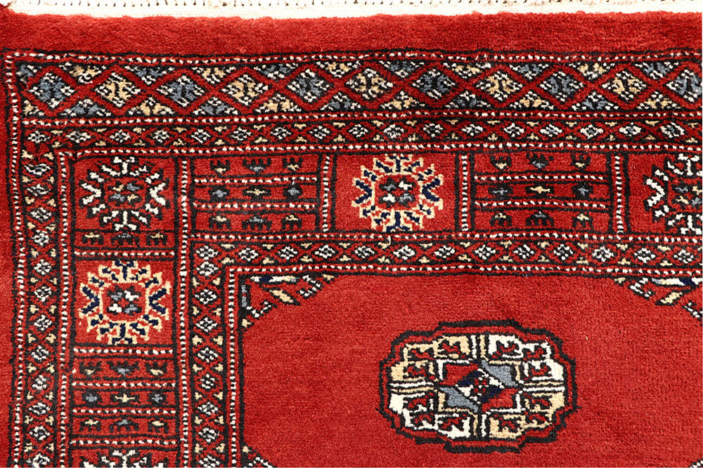 Tomato Bokhara 2' 6 x 13' 5 - No. 60027 - ALRUG Rug Store