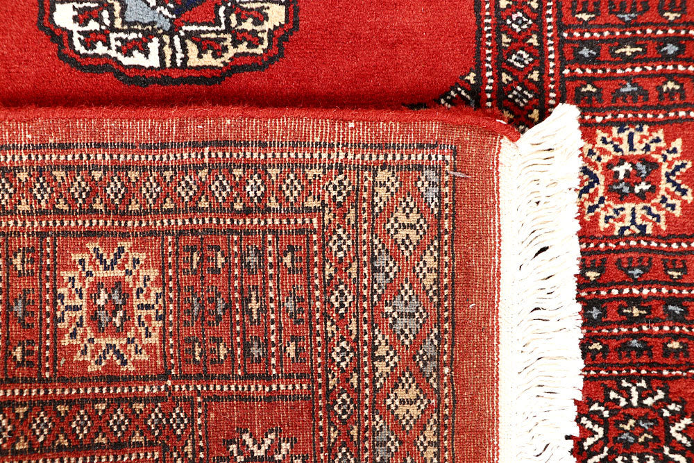 Tomato Bokhara 2' 6 x 13' 5 - No. 60027 - ALRUG Rug Store
