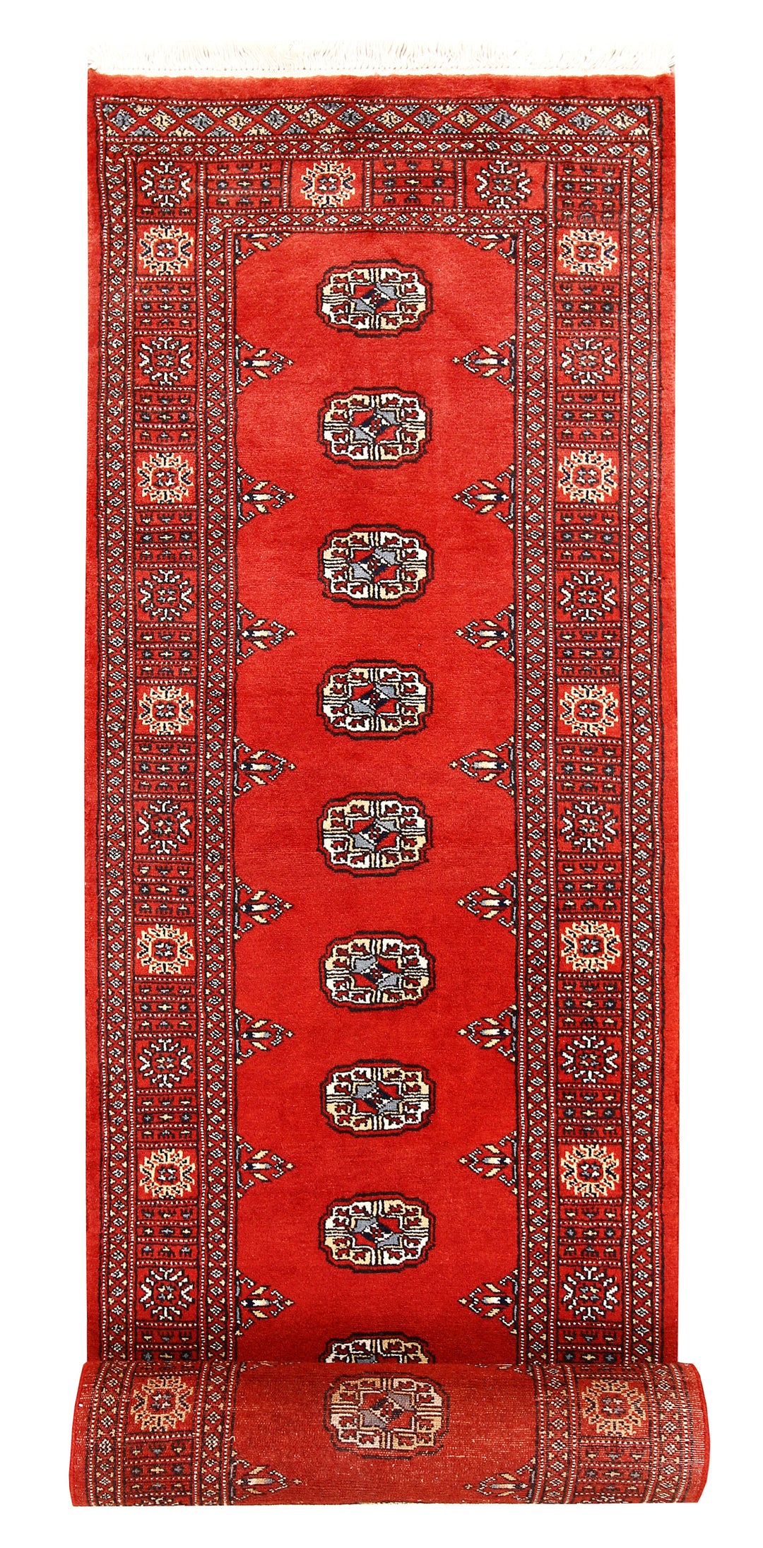 Tomato Bokhara 2' 6 x 13' 5 - No. 60027 - ALRUG Rug Store