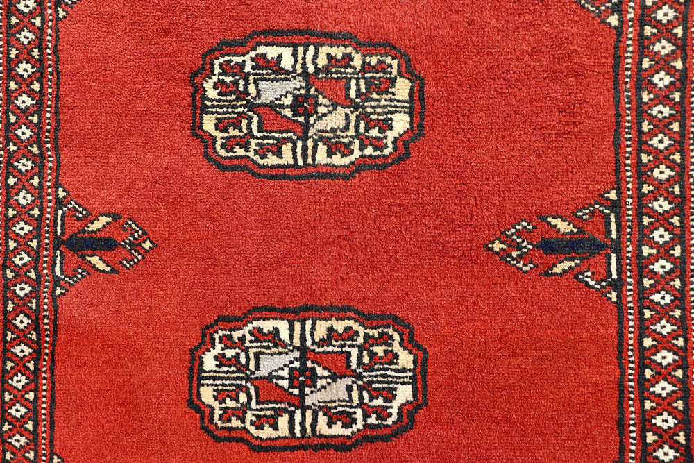 Tomato Bokhara 2' 7 x 14' 3 - No. 60028 - ALRUG Rug Store