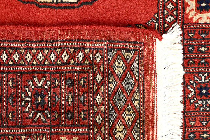 Tomato Bokhara 2' 7 x 14' 3 - No. 60028 - ALRUG Rug Store