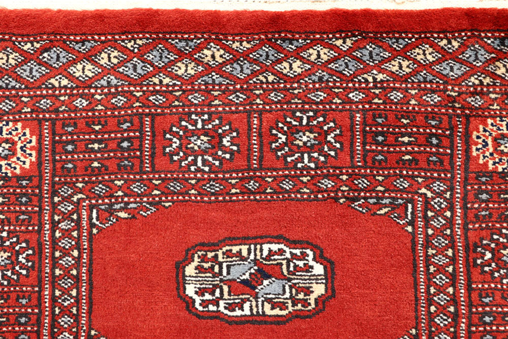 Tomato Bokhara 2' 7 x 14' 1 - No. 60029 - ALRUG Rug Store