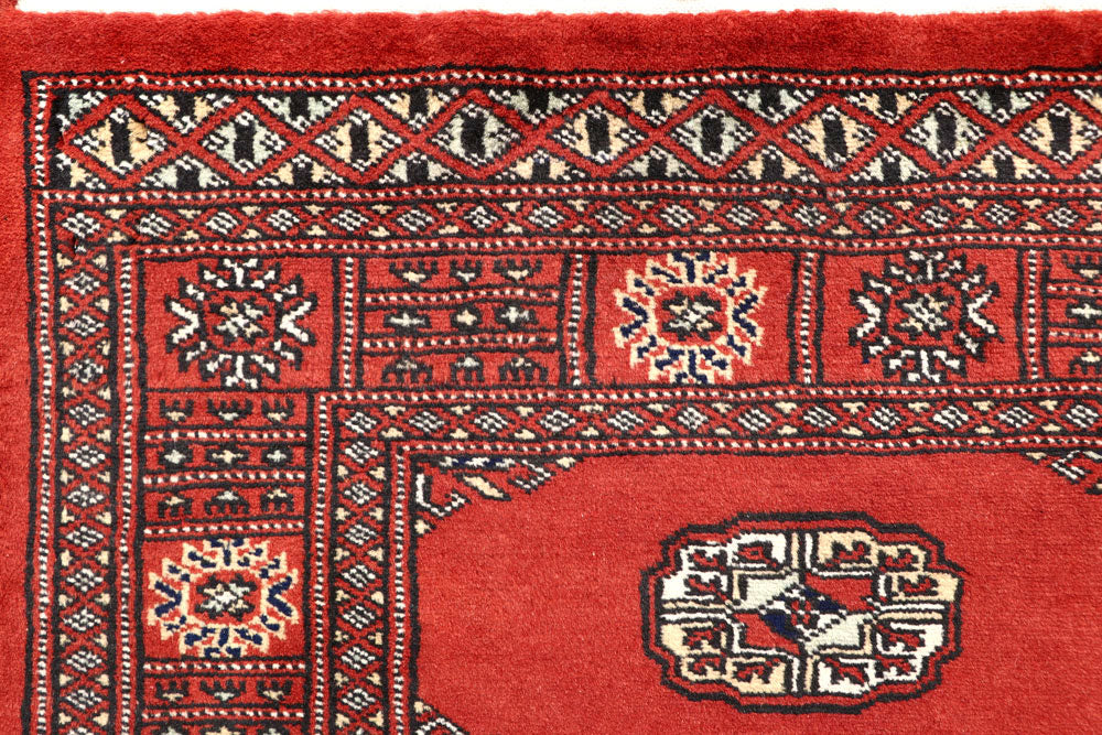 Tomato Bokhara 2' 7 x 13' 9 - No. 60030 - ALRUG Rug Store