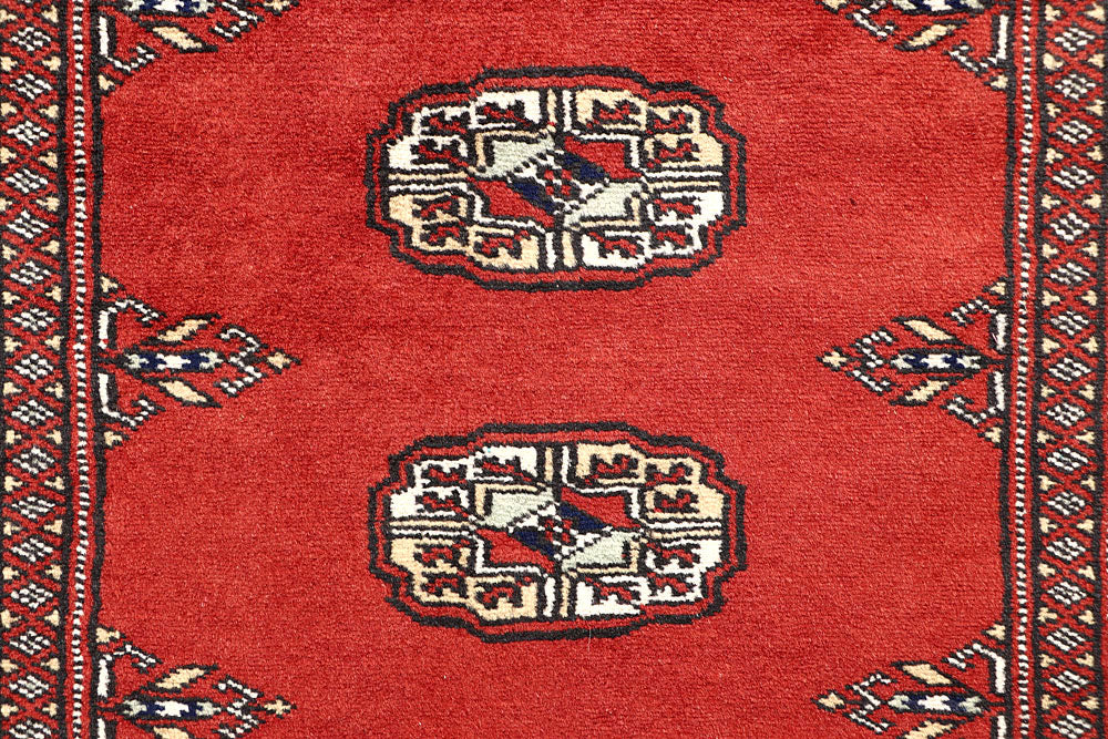 Tomato Bokhara 2' 7 x 13' 9 - No. 60030 - ALRUG Rug Store