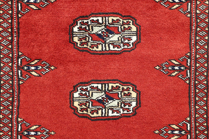 Tomato Bokhara 2' 7 x 13' 9 - No. 60030 - ALRUG Rug Store