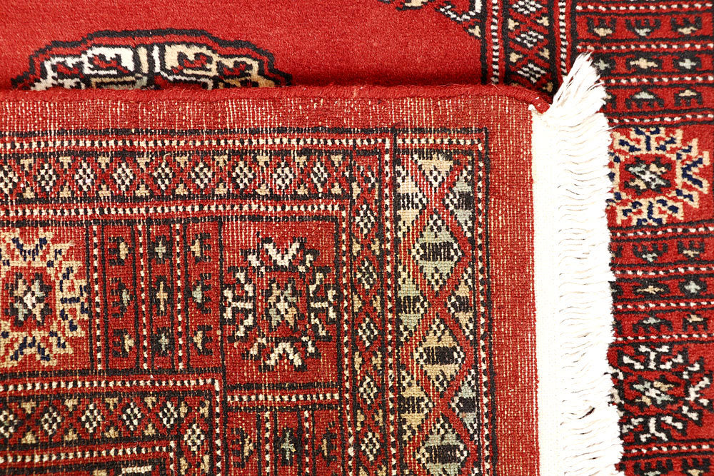 Tomato Bokhara 2' 7 x 13' 9 - No. 60030 - ALRUG Rug Store