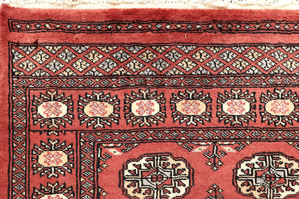 Salmon Bokhara 2' 7 x 12' 8 - No. 60031 - ALRUG Rug Store