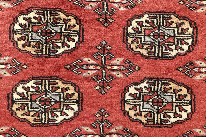 Salmon Bokhara 2' 7 x 12' 8 - No. 60031 - ALRUG Rug Store