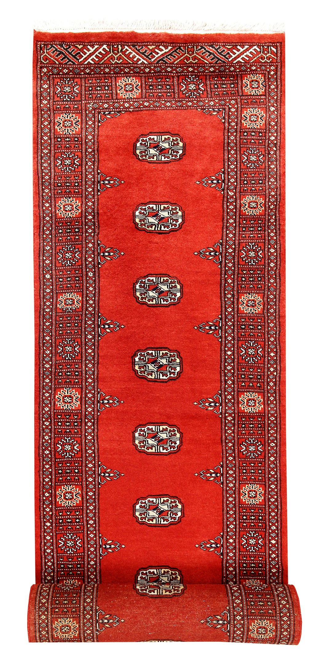 Orange Red Bokhara 2' 6 x 14' 8 - No. 60032 - ALRUG Rug Store