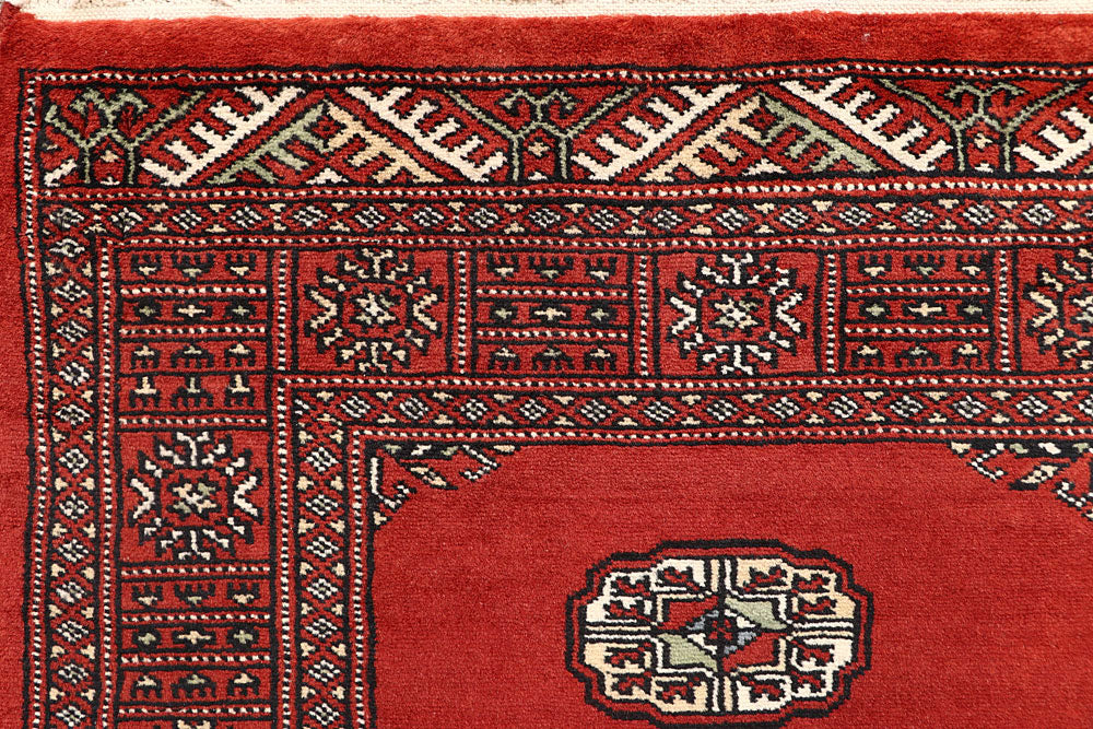 Orange Red Bokhara 2' 7 x 14' 3 - No. 60033 - ALRUG Rug Store